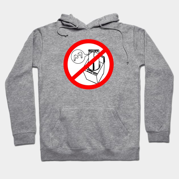 Don't wash your earbuds! Hoodie by Padzilla Designs